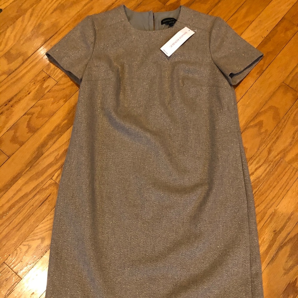 Banana Republic Petite Gold wool blend dress